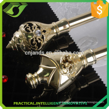 New design metal curtain rods with double curtain pipes